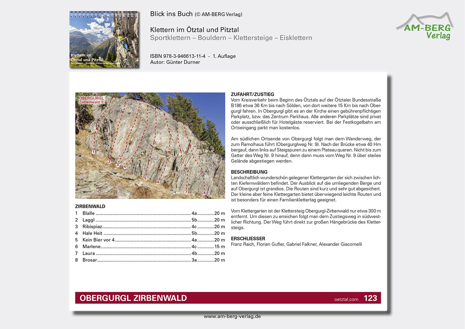 Klettern im Ötztal und Pitztal-Blick ins Buch07_Obergurgl-Zirbenwald
