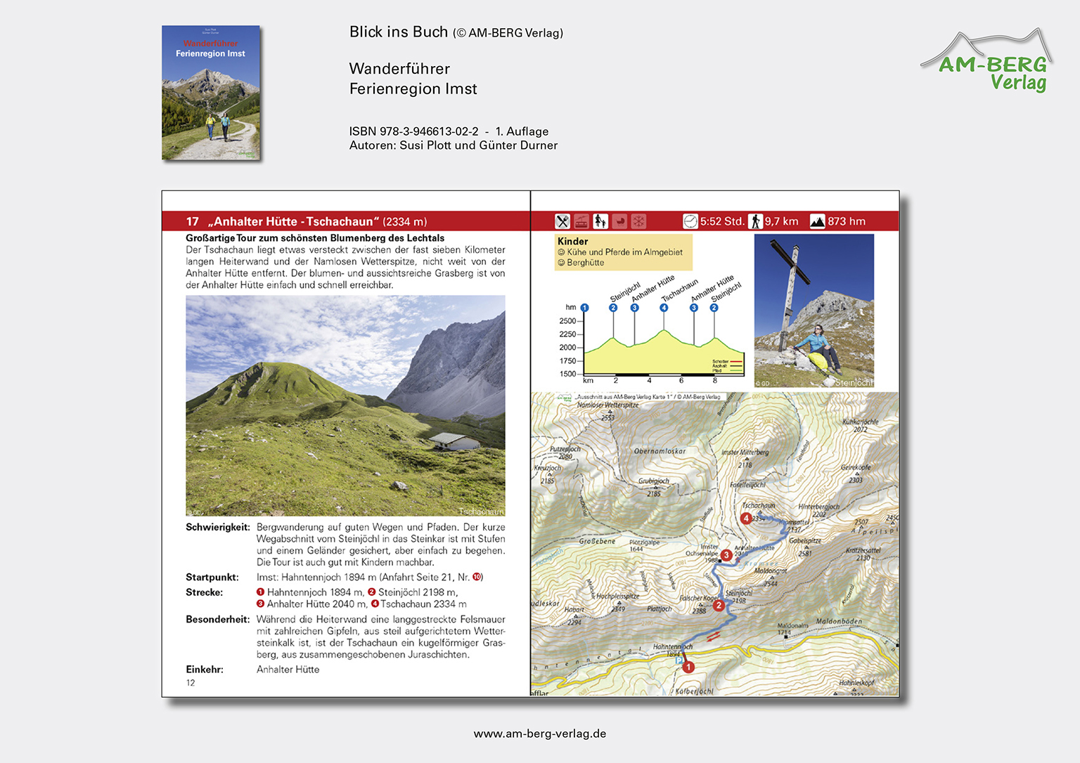 Anhalter Hütte - Tschachaun_Übersicht_Wanderführer Ferienregion Imst_BlickinsBuch07