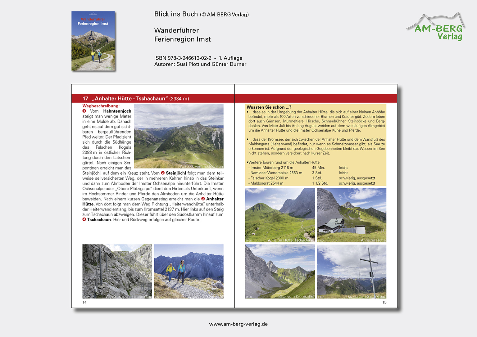 Beschreibung Wanderung Anhalter Hütte Tschachaun_Wanderführer Ferienregion Imst_BlickinsBuch08