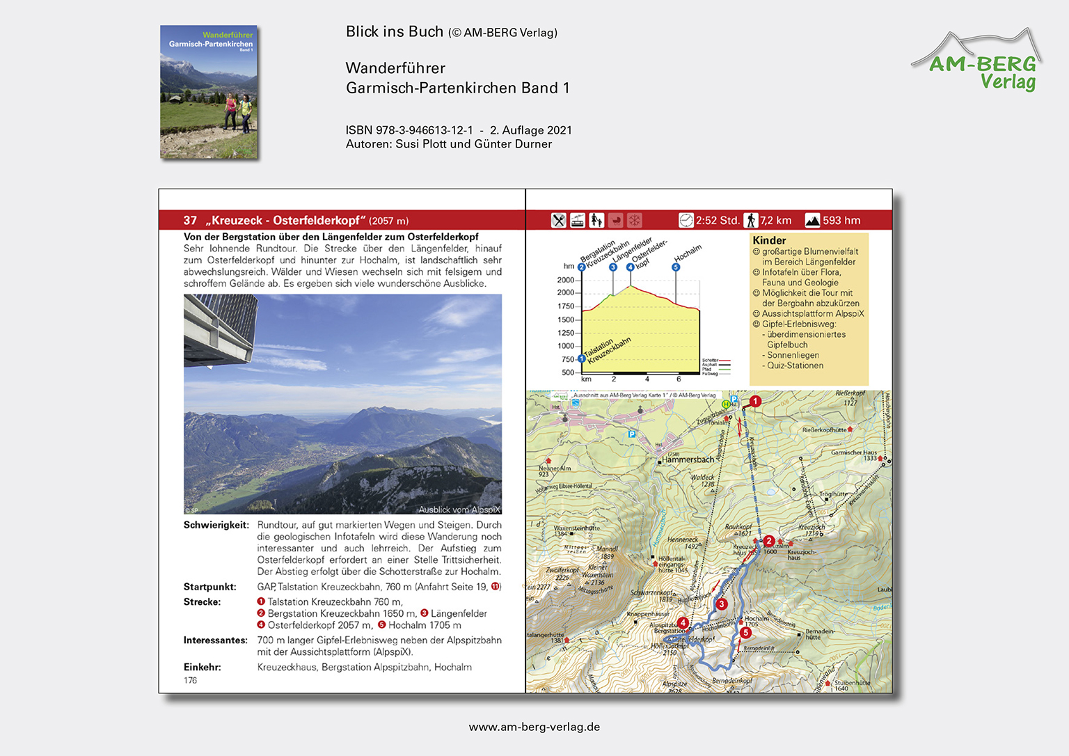 Wandern Kreuzeck Osterfelder Kopf_Übersicht_Wanderführer Garmisch-Partenkirchen Band 1_Blick ins Buch07