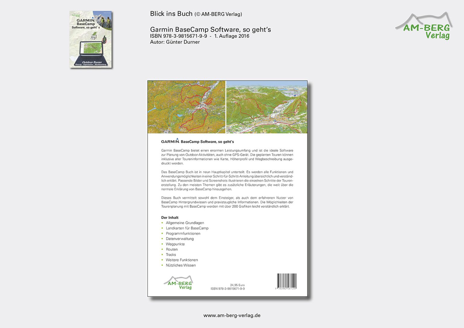 Garmin BaseCamp Software_Rückseite Buch