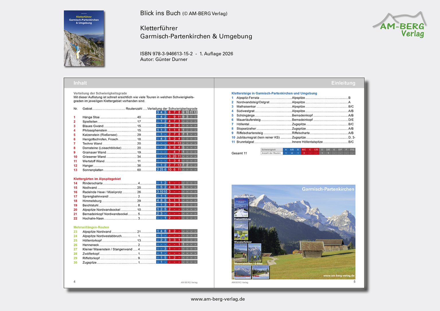 Kletterführer Garmisch-Partenkirchen & Umgebung