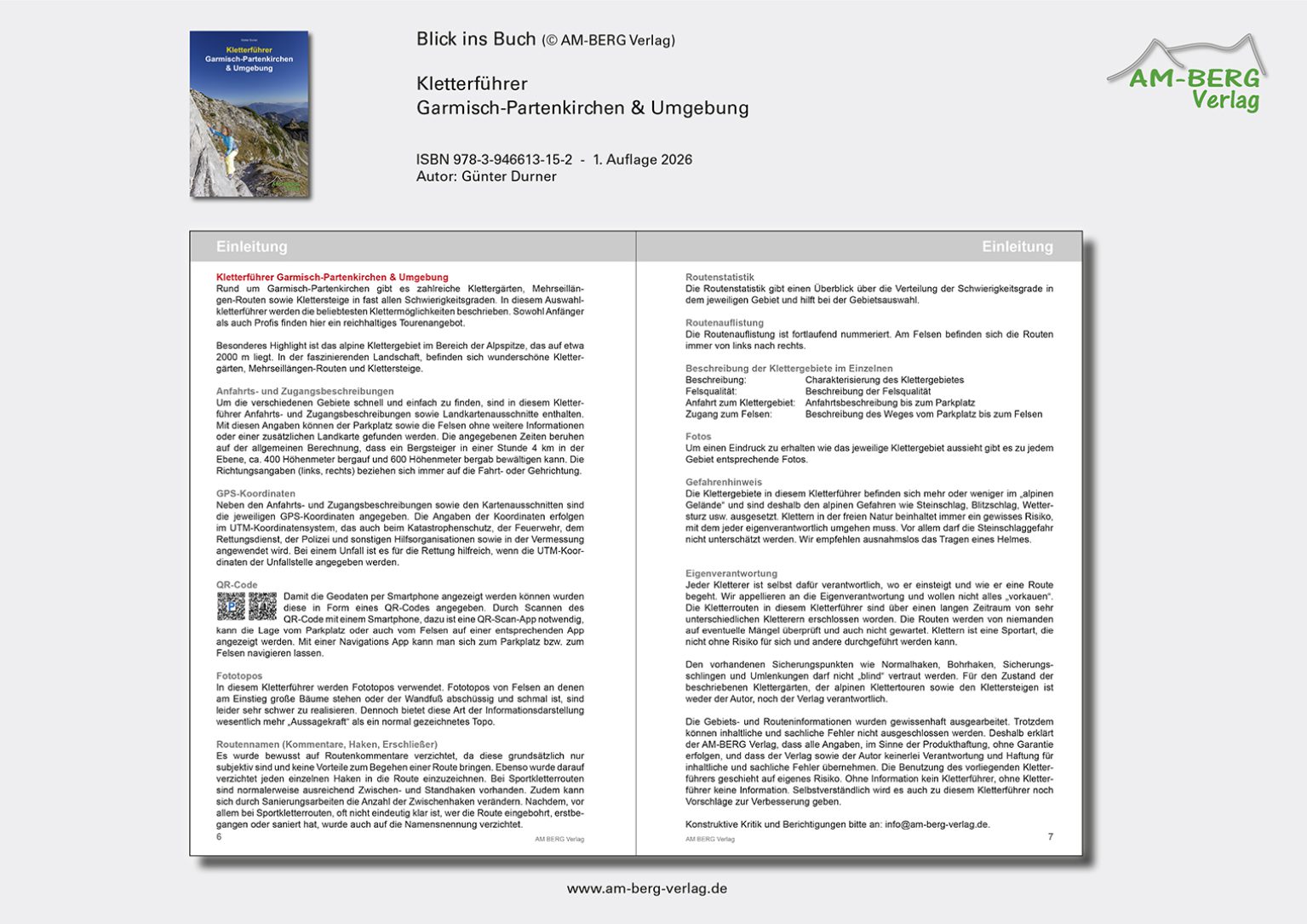 Kletterführer Garmisch-Partenkirchen & Umgebung