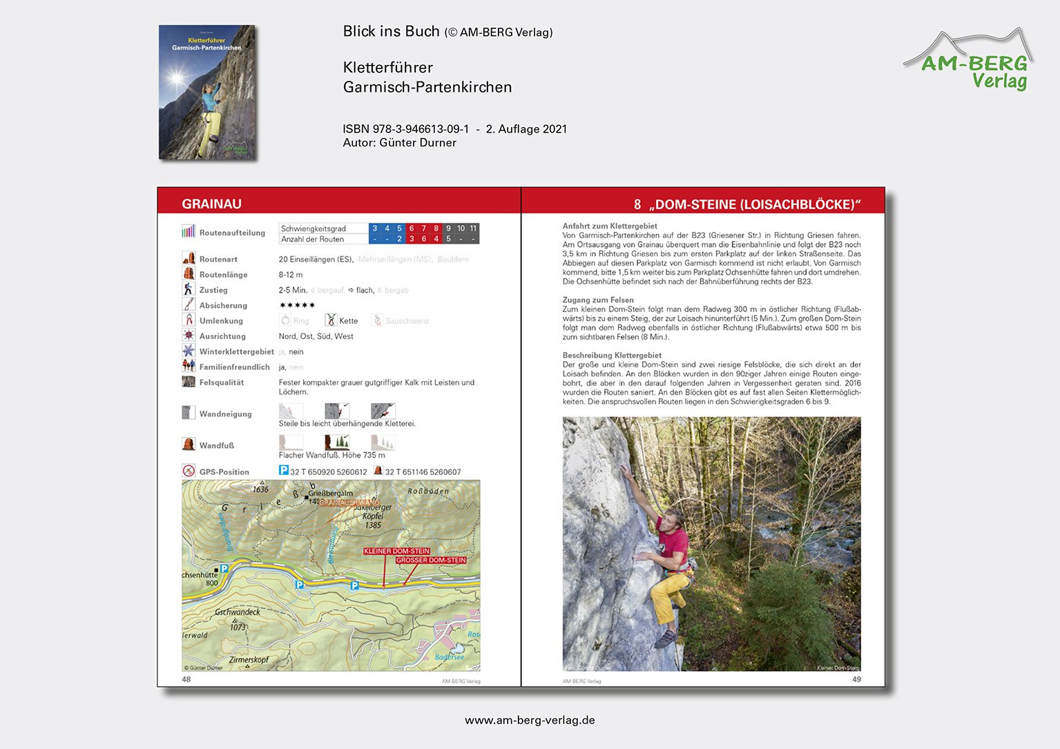 Kletterführer Garmisch-Partenkirchen_BlickinsBuch06_Dom Steine