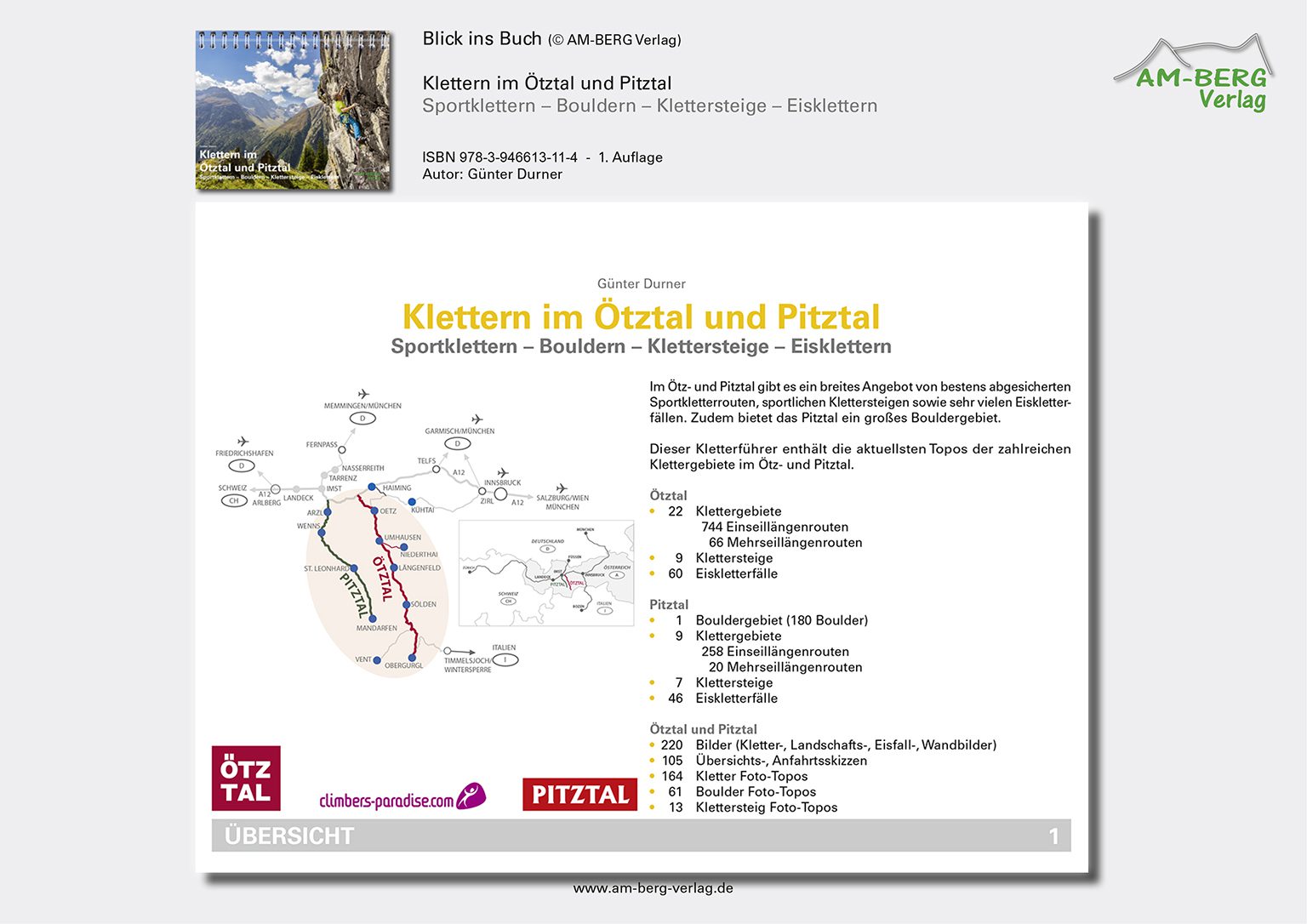 Klettern im Ötztal und Pitztal-Blick ins Buch01