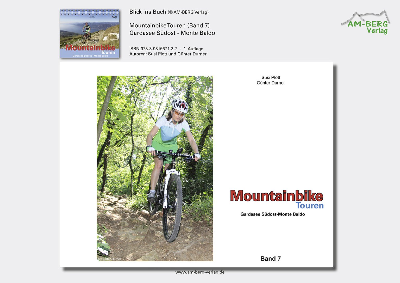 Mountainbike Touren Gardasee Südost - Monte Baldo_BlickinsBuch1