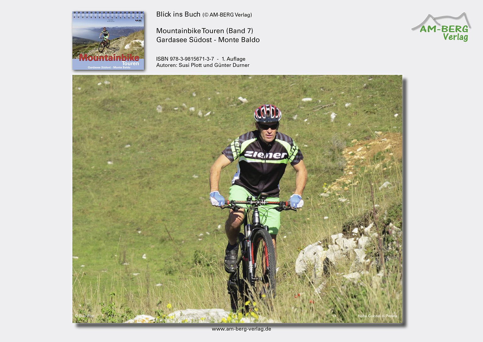 Mountainbike Touren Gardasee Südost - Monte Baldo_BlickinsBuch11