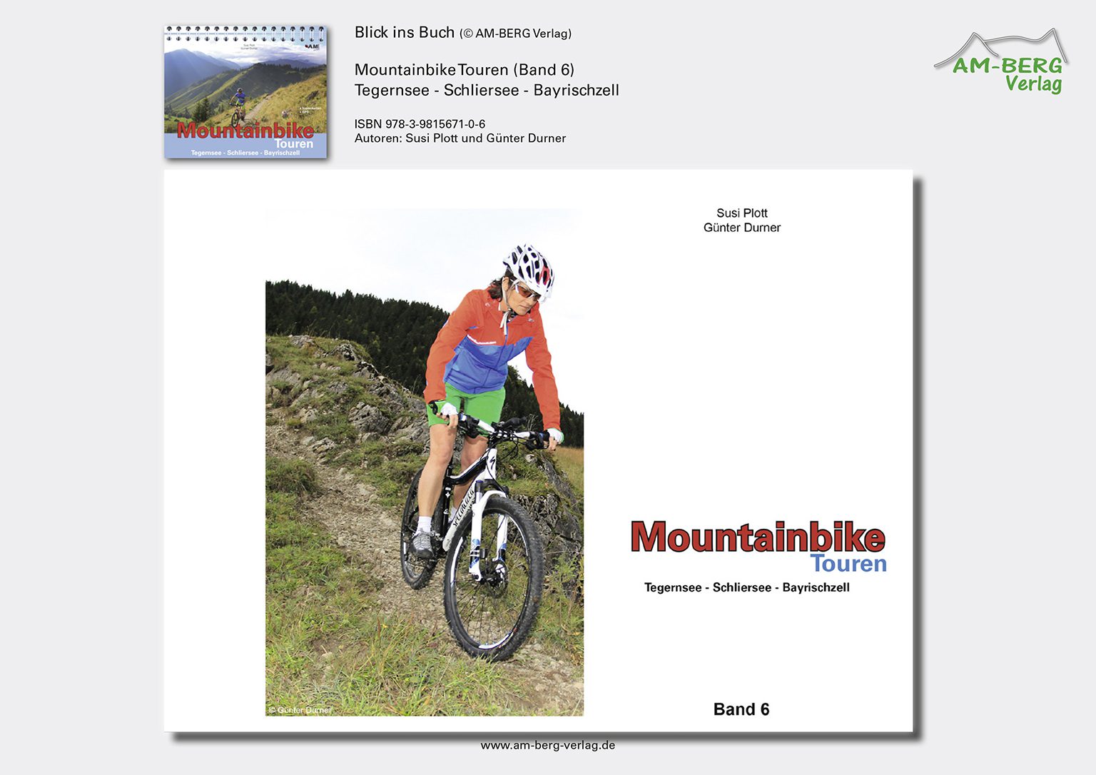 Mountainbike Touren Tegernsee-Schliersee-Bayrischzell (Band 6)_BlickinsBuch01