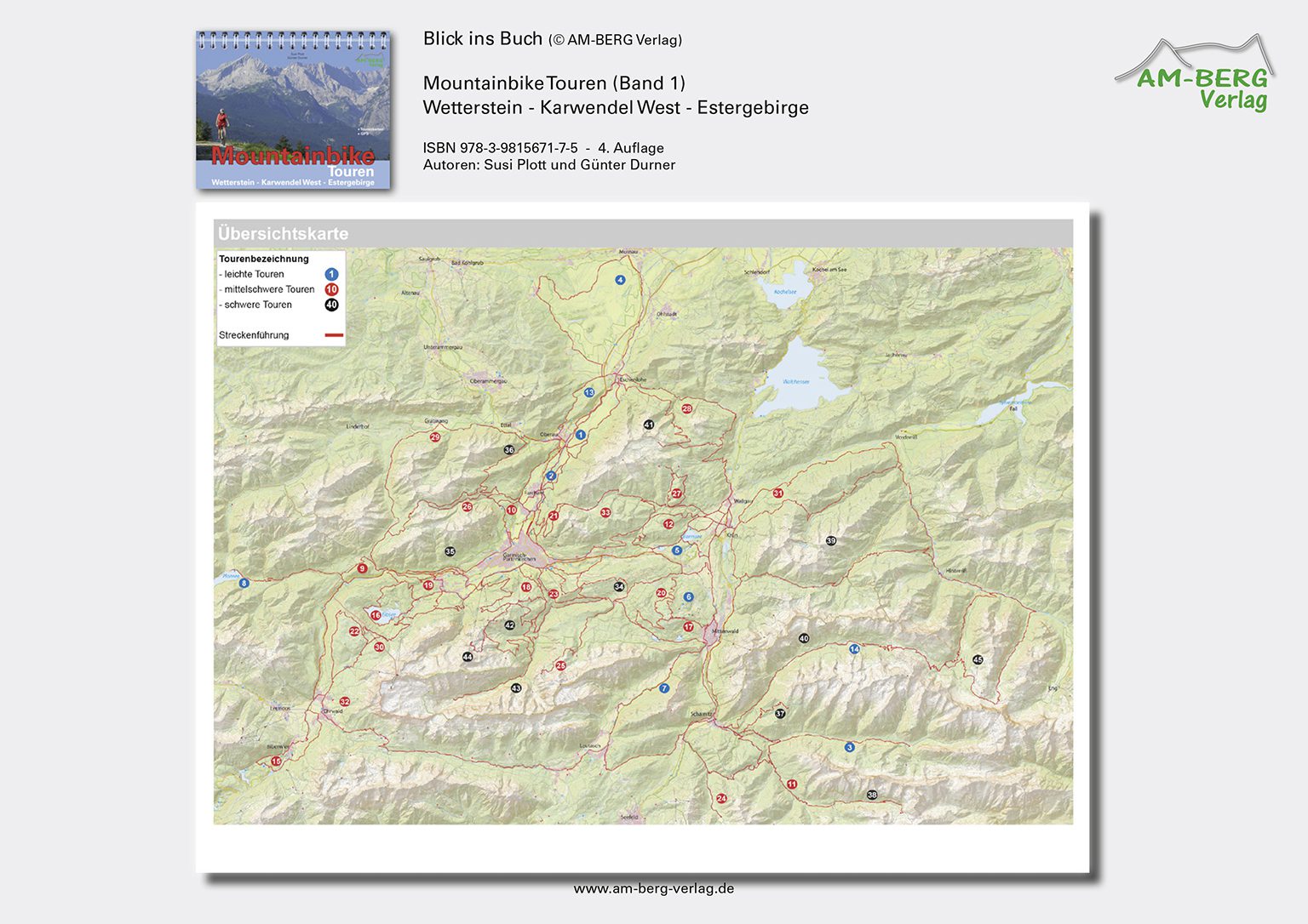 Übersichtskarte_Mountainbike Touren Wetterstein-Karwendel-West-Estergebirge_band1_BlickinsBuch02