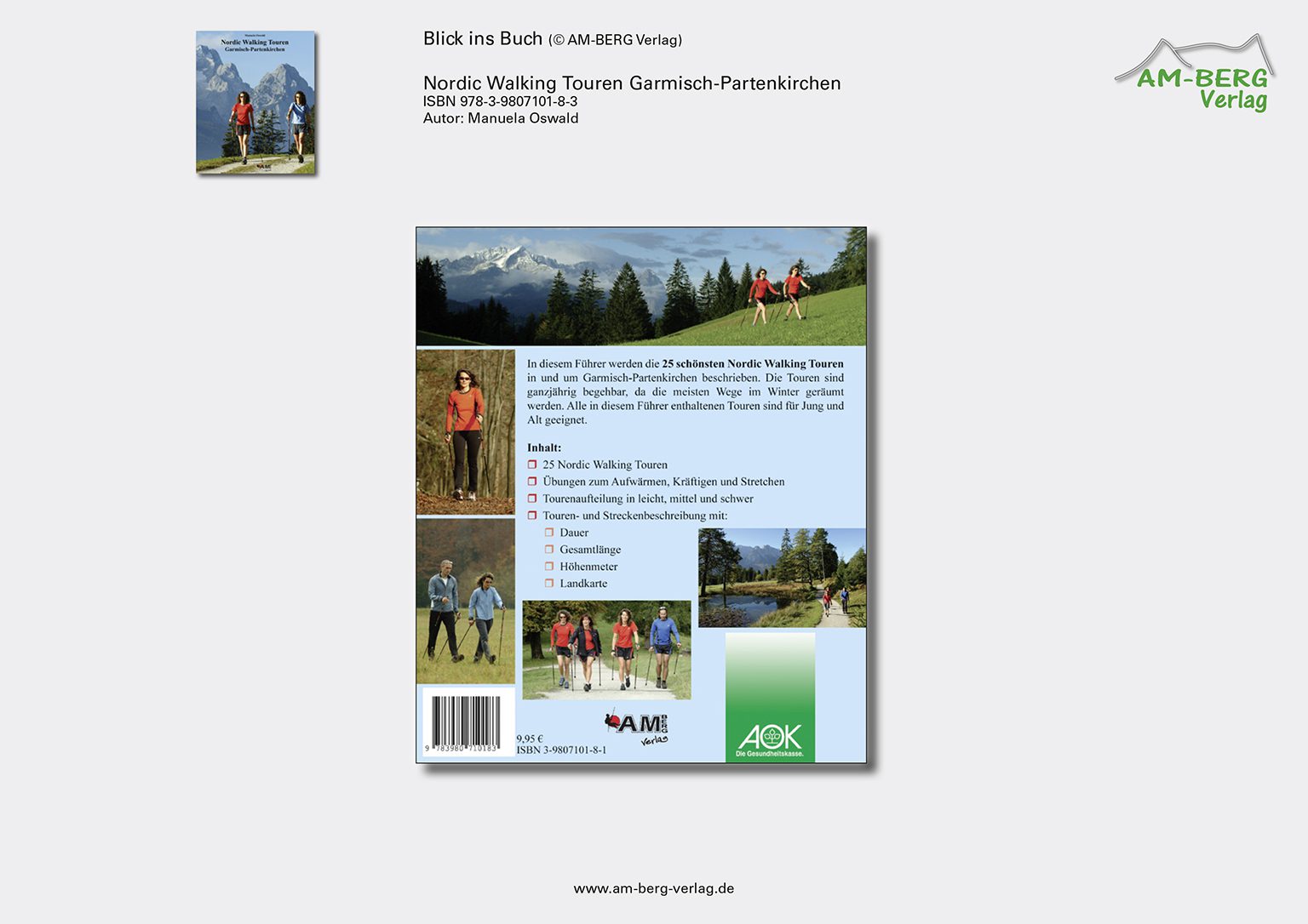 Nordic Walking Touren Garmisch-Partenkirchen_Rückseite Buch