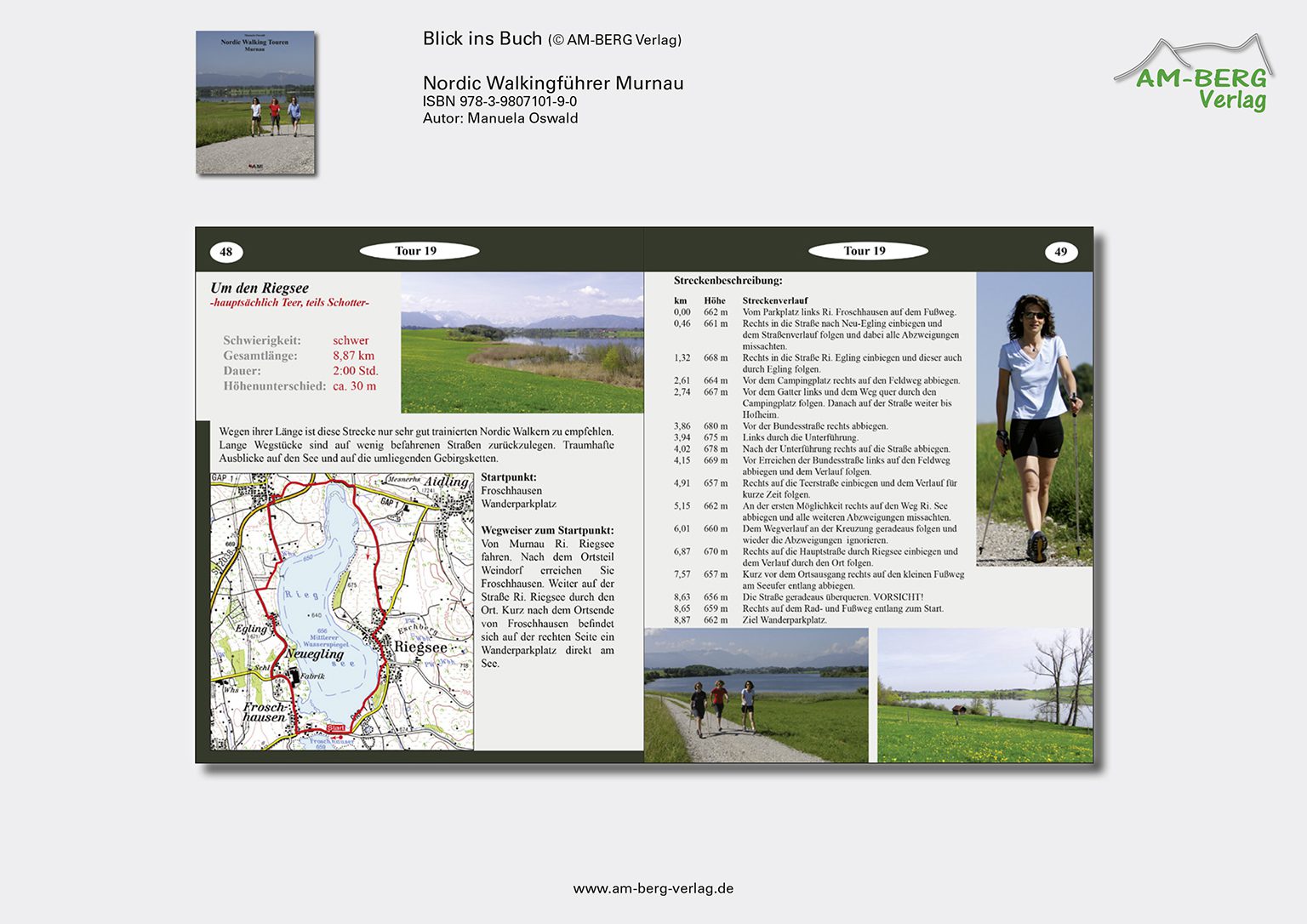 Nordic Walking Touren Murnau_BlickinsBuch_Um den Riegsee