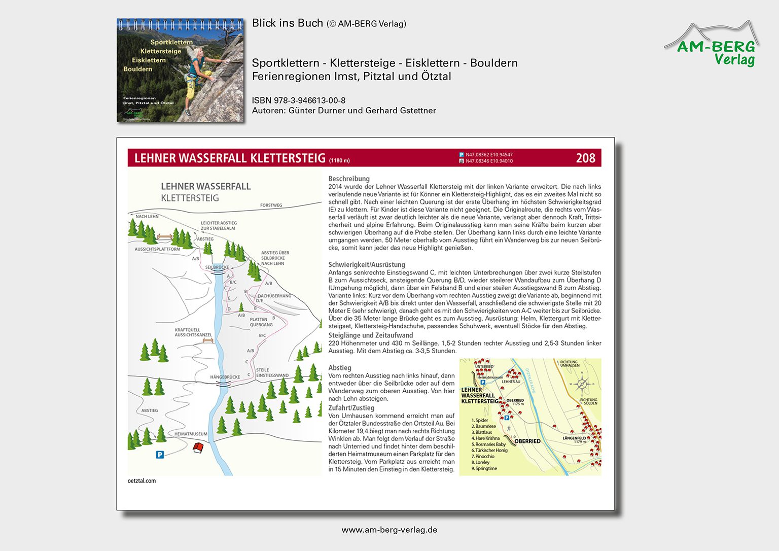 Klettersteig Lehner Wasserfall_Sportklettern Imst-Pitztal-Ötztal_BlickinsBuch09